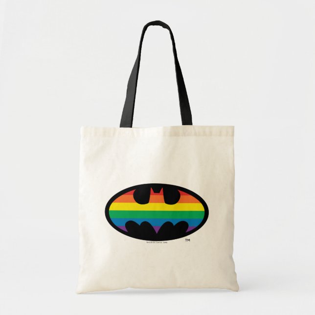 Batman Rainbow Logotyp Tygkasse (Framsidan)