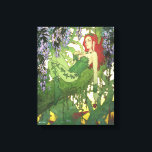 Batman Rebirth Poison Ivy Cover Illustration Canvastryck<br><div class="desc">Poison Ivy lounges in her garden of thorny vines and wisteria. Relax with a Poison Ivy fleece blanket,  journal in your custom Poison Ivy notebook,  or grab on many other personalized Zazzle products perfect for gifting or treating yourself!</div>