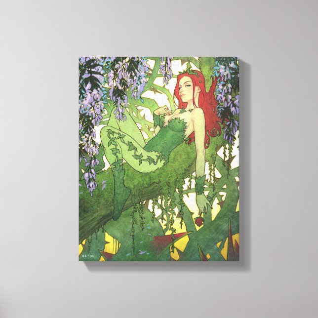 Batman Rebirth Poison Ivy Cover Illustration Canvastryck (Framsida)