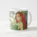 Batman Rebirth Poison Ivy Cover Illustration Jumbo Mugg<br><div class="desc">Poison Ivy lounges in her garden of thorny vines and wisteria. Relax with a Poison Ivy fleece blanket,  journal in your custom Poison Ivy notebook,  or grab on many other personalized Zazzle products perfect for gifting or treating yourself!</div>