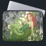 Batman Rebirth Poison Ivy Cover Illustration Laptop Fodral<br><div class="desc">Poison Ivy lounges in her garden of thorny vines and wisteria. Relax with a Poison Ivy fleece blanket,  journal in your custom Poison Ivy notebook,  or grab on many other personalized Zazzle products perfect for gifting or treating yourself!</div>
