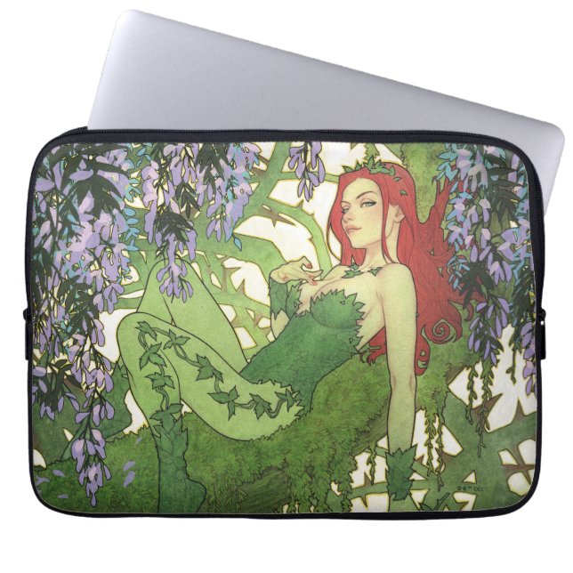Batman Rebirth Poison Ivy Cover Illustration Laptop Fodral (Framsidan)