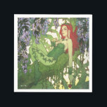 Batman Rebirth Poison Ivy Cover Illustration Pappersservett<br><div class="desc">Poison Ivy lounges in her garden of thorny vines and wisteria. Relax with a Poison Ivy fleece blanket,  journal in your custom Poison Ivy notebook,  or grab on many other personalized Zazzle products perfect for gifting or treating yourself!</div>