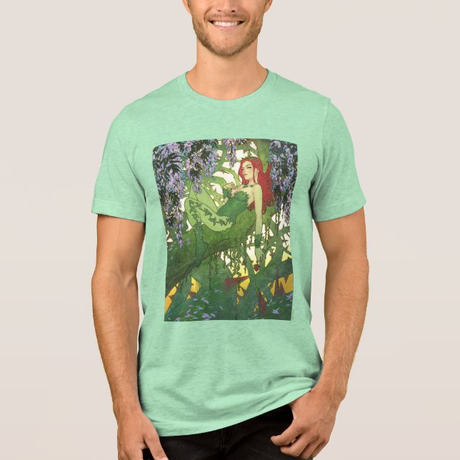 Batman Rebirth Poison Ivy Cover Illustration T Shirt (Framsida)