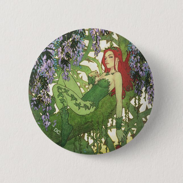 Batman Rebirth Poison Ivy Omslagsillustration Knapp (Framsida)