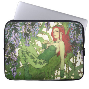 Batman Rebirth Poison Ivy Omslagsillustration Laptop Fodral