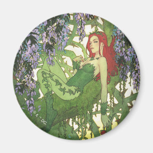 Batman Rebirth Poison Ivy Omslagsillustration Magnet
