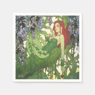 Batman Rebirth Poison Ivy Omslagsillustration Pappersservett