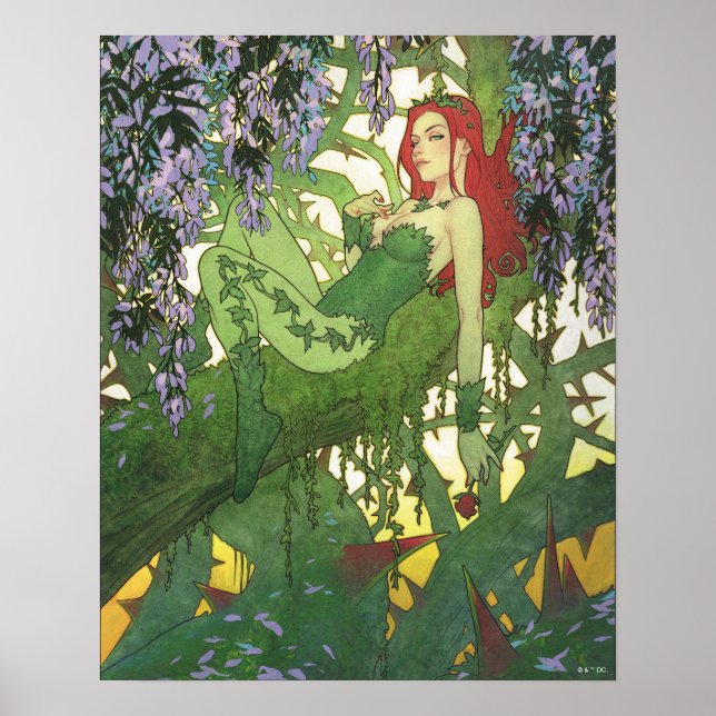 Batman Rebirth Poison Ivy Omslagsillustration Poster (Framsidan)