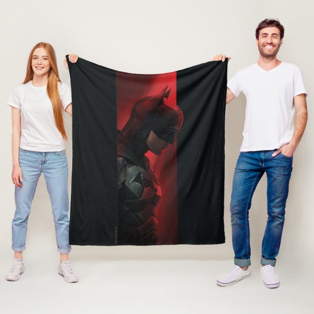 Batman Red Pub-profilen Fleecefilt (På plats)