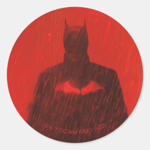 Batman Red Rain-teatern Poster grafik Runt Klistermärke