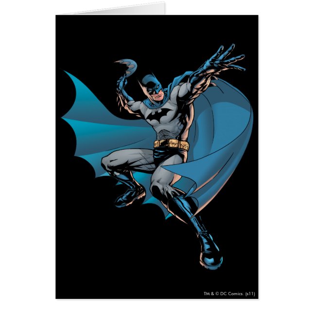 Batman-redo att kasta hälsningskort (Framsidan)