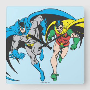Batman & Robin Fyrkantig Klocka
