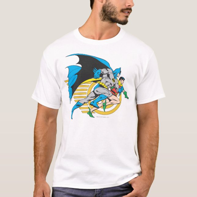 Batman & Robin Profile Tee Shirt (Framsida)