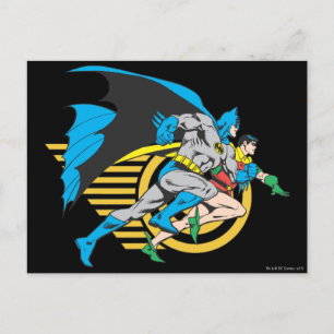 Batman & Robin Profile Vykort