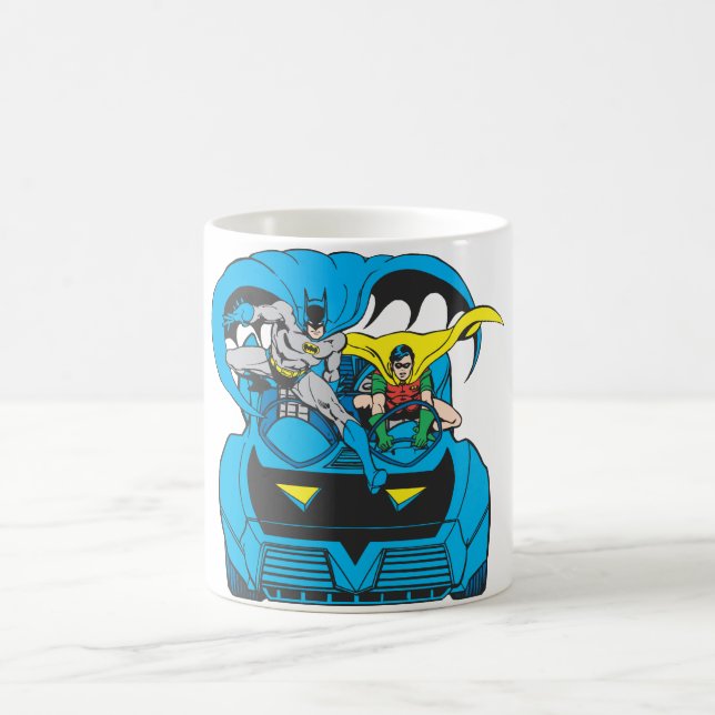 Batman & Robin Ride BatMobile Kaffemugg (Center)