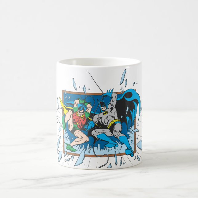 Batman & Robin Shatter Window Kaffemugg (Center)