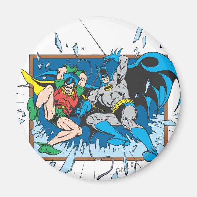 Batman & Robin Shatter Window Magnet (Framsidan)