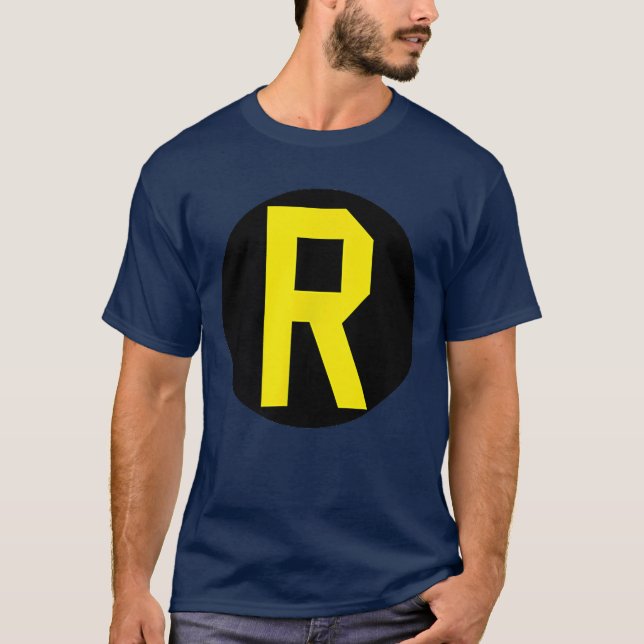 Batman Robin Vänster Bröst Logo T Shirt (Framsida)