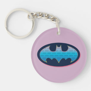 Batman Rosa och blå symbol