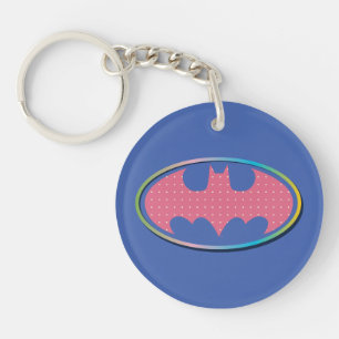 Batman   Rosa Polka Dot Logotyp