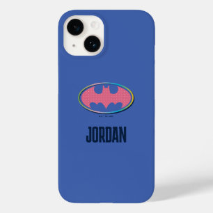 Batman   Rosa Polka Dot Logotyp