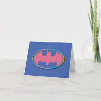 Batman | Rosa Polka Dot Logotyp