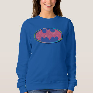 Batman   Rosa Polka Dot Logotyp T Shirt