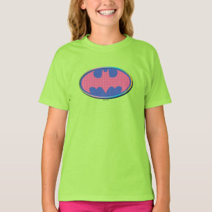 Batman Rosa Polka Dot Logotyp T Shirt
