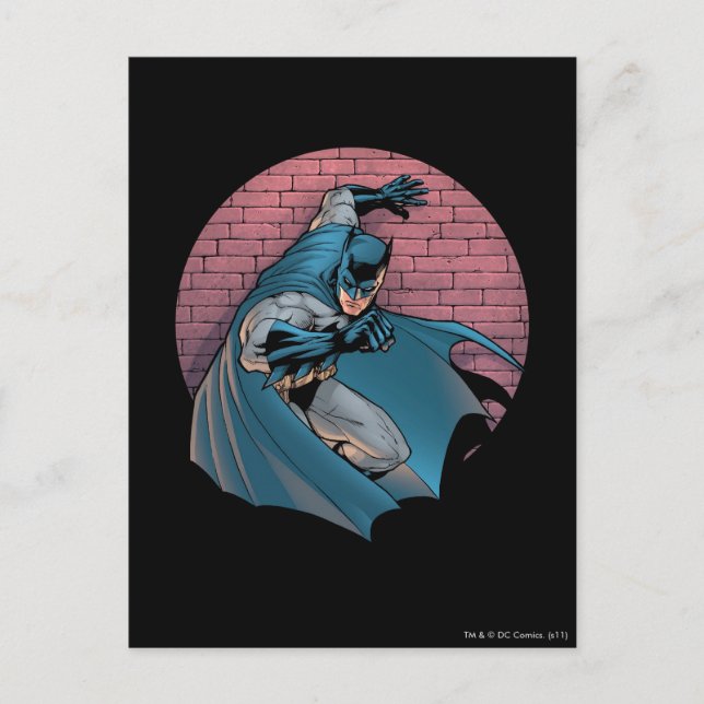 Batman Scenes - Brick Wall Vykort (Framsida)
