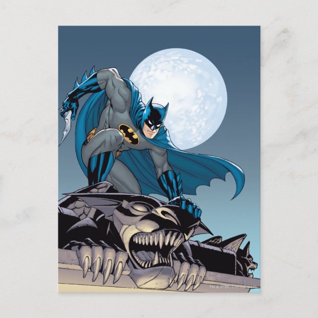 Batman Scenes - Gargoyle Vykort (Framsida)