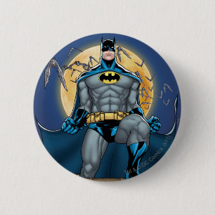 Batman Scenes - Måne Front View Knapp