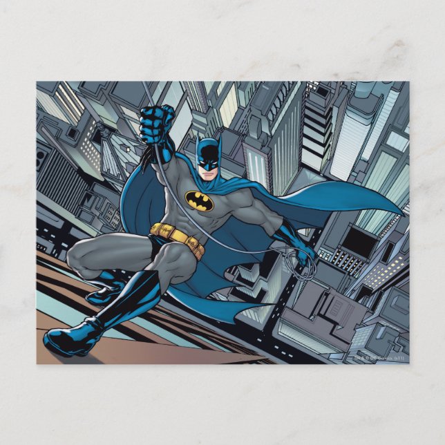 Batman Scenes - Scaling Wall Vykort (Framsida)