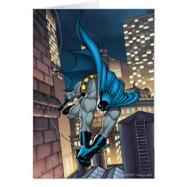 Batman Scenes - Swinging Low Hälsningskort