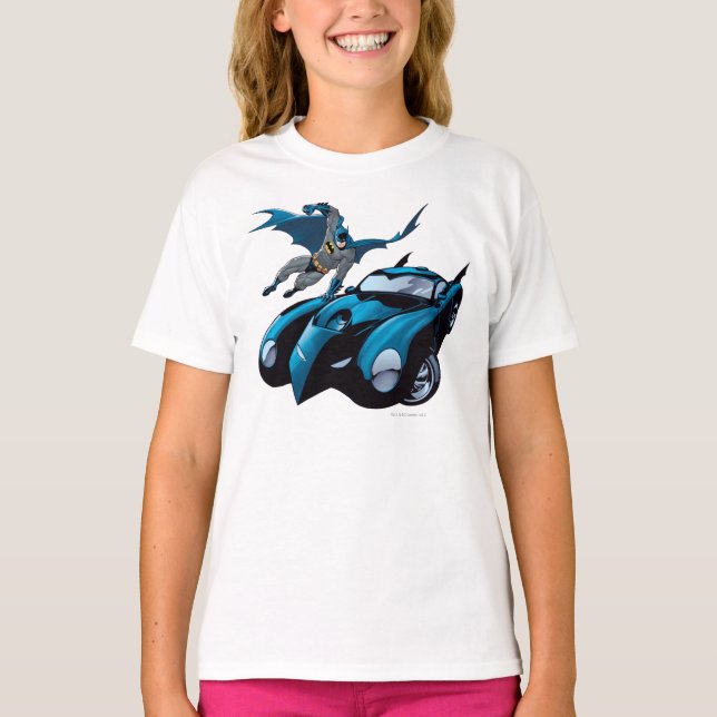 Batman simmar över t shirt (Framsida)