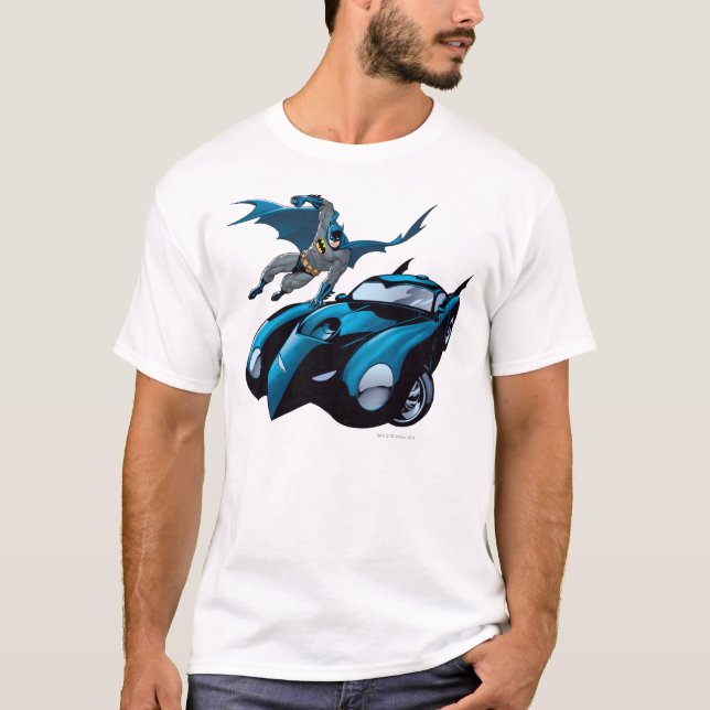 Batman simmar över t shirt (Framsida)
