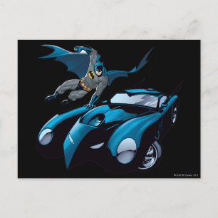 Batman simmar över vykort