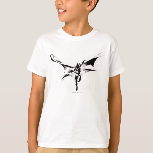 Batman Sketch 2 Tee Shirt (Framsida)