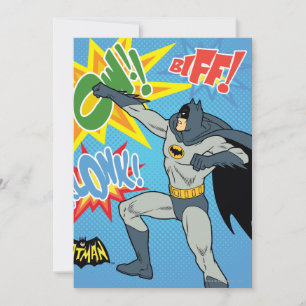 Batman Slår grafik Inbjudningar