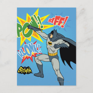 Batman Slår grafik Vykort