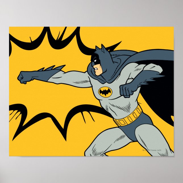 Batman Slår Poster (Framsidan)
