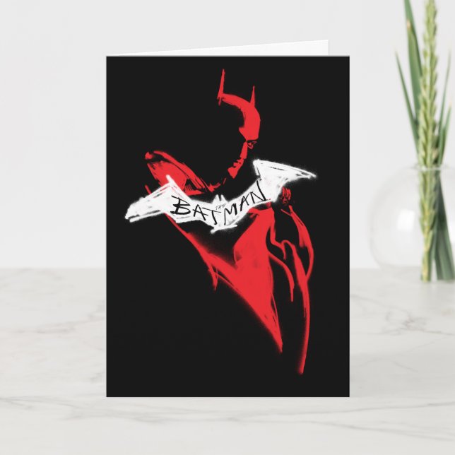 Batman Spraycolor-konturen Kort (Framsida)