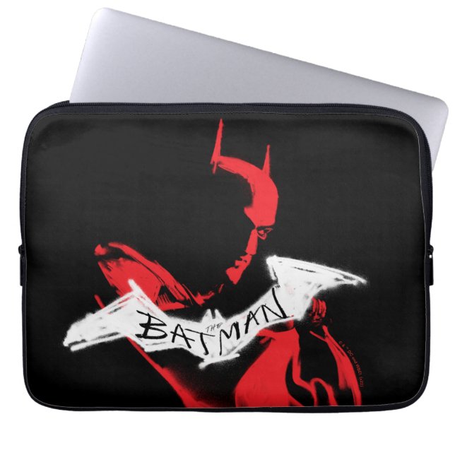 Batman Spraycolor-konturen Laptop Fodral (Framsidan)