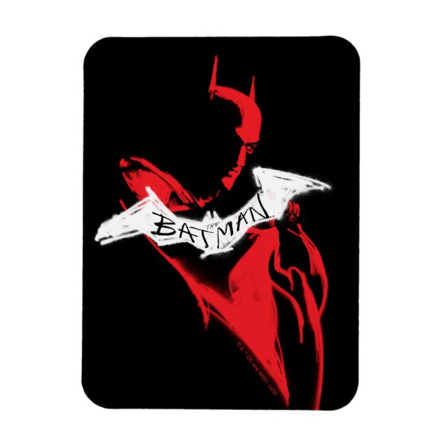 Batman Spraycolor-konturen Magnet (Vertikal)