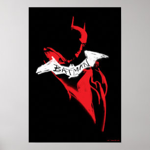 Batman Spraycolor-konturen Poster