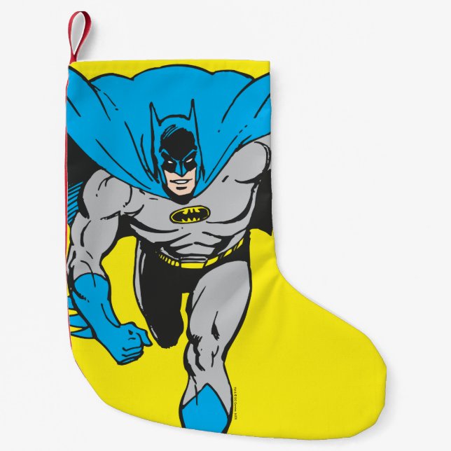 Batman Springa Forward Liten Julstrumpa (Framsidan)