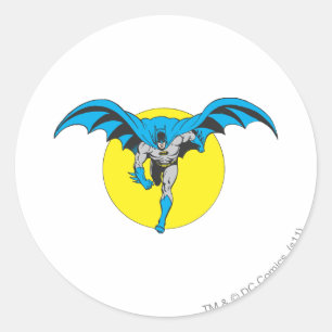 Batman Springa Forward Runt Klistermärke