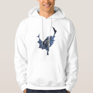 Batman springa med flyg hoodie