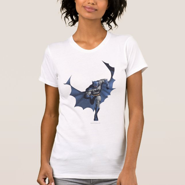 Batman springa med flyg t-shirt (Framsida)