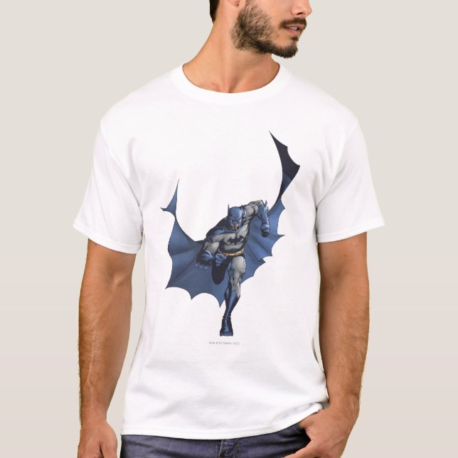 Batman springa med flyg tee (Framsida)